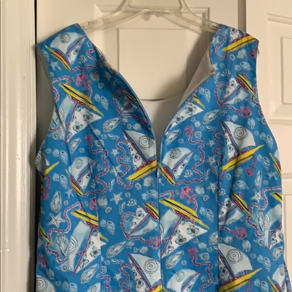 Kaeli Smith printed nautical sleeveless dress - Picture 5 of 7